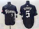 Men's Texas Rangers #5 Corey Seager Black Mexico 2025 Vapor Premier Limited Stitched Jersey,baseball caps,new era cap wholesale,wholesale hats